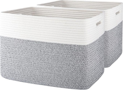OIAHOMY Storage baskets for Shelf, Toy Storage Basket, Collapsible Storage Bins by MasterofSpaceOptimization