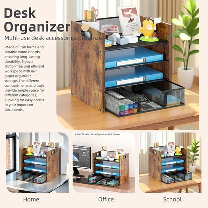Wood Desk Organizer - Image 7
