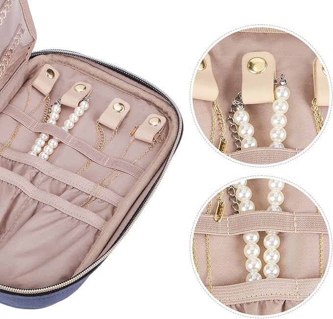NISHEL Travel Jewelry Case, Holiday Organizer - Image 4
