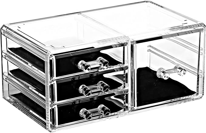 Ikee Design 5 Pcs Set Acrylic Makeup Organizer - Image 6
