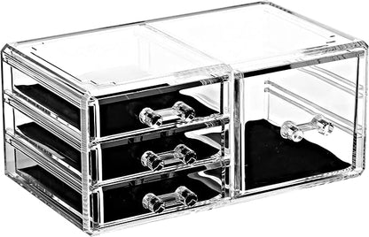 Ikee Design 5 Pcs Set Acrylic Makeup Organizer - Image 6