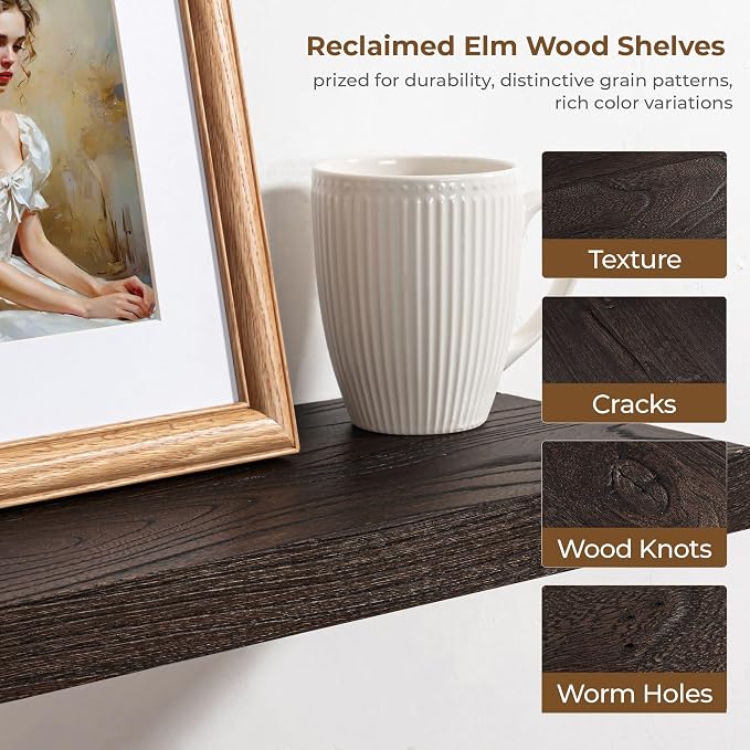 Axeman Floating Shelves for Wall - Image 8