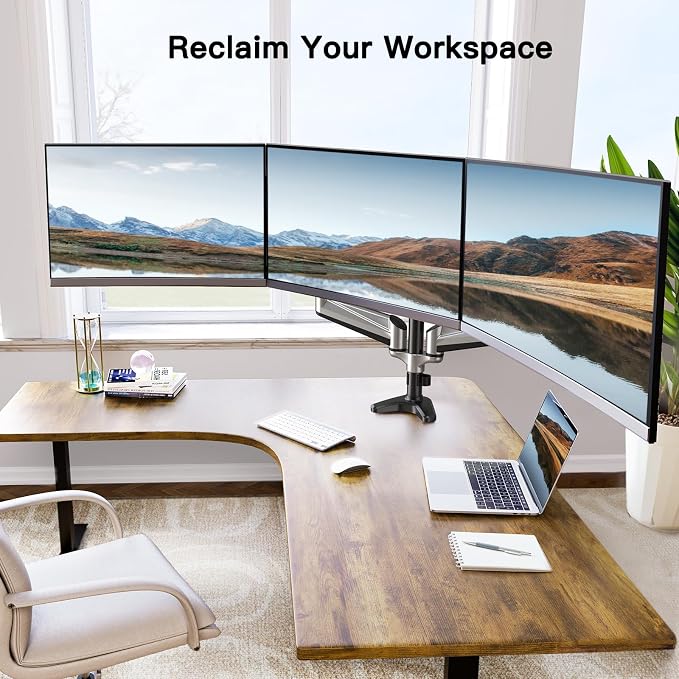HUANUO Triple Monitor Stand - Image 6