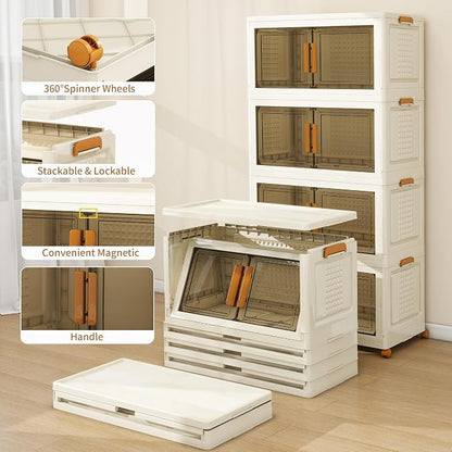 Plastic Stackable Storage Bins - Image 4
