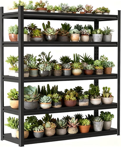 Garage Shelves, 14-48''W Heavy-Duty Storage Shelves, Double-Layer Uprights - Image 7