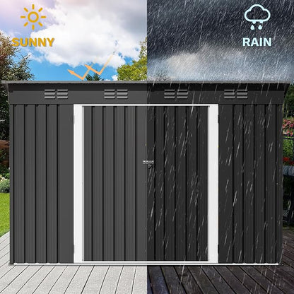 DWVO 9' x 4' Outdoor Storage Shed - Image 4