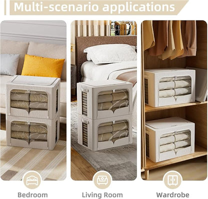 FHSQX 3 Pack Clothes Storage Bins - Image 2