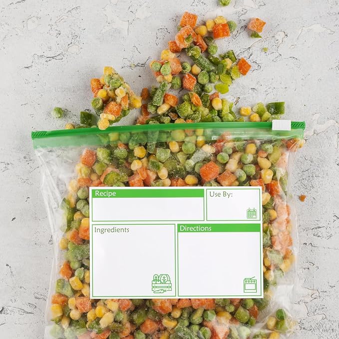 100pcs Labels for Freezer Bags Freezer Meal Labels - Image 7
