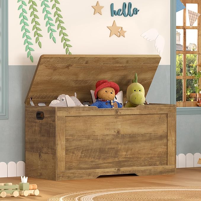usikey 39.4” Storage Bench, Toy Box - Image 2