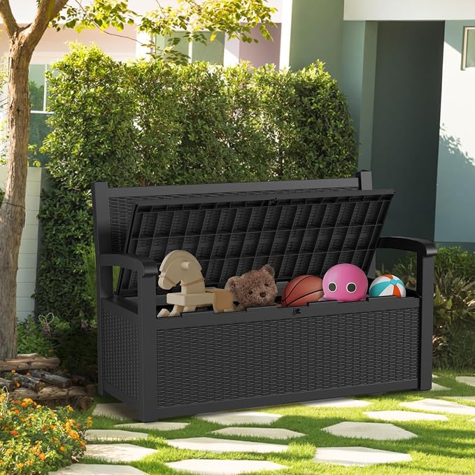 Outdoor Storage Bench by ATMELT