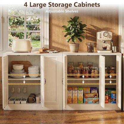 78.5" W Modern Buffet Cabinet - Image 3