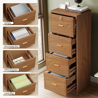Tribesigns 4-Drawer File Cabinet - Image 6