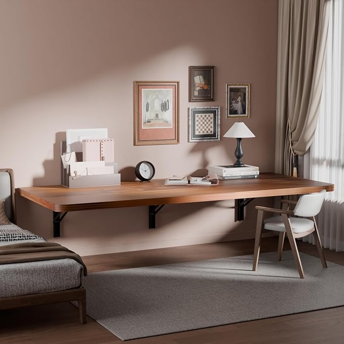 IAE Floating Wall Mounted Folding Table Desk - Image 7