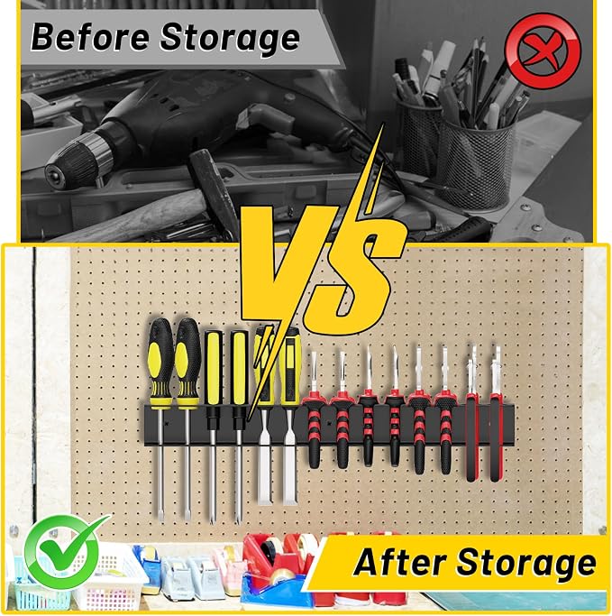 Screw Driver Holder Wall Mount, Screwdriver Organizer, Metal Plier Organizer - Image 3