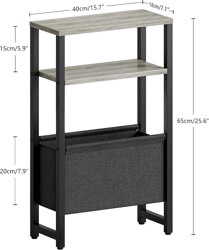 Narrow Side Table, Slim End Table - Image 3