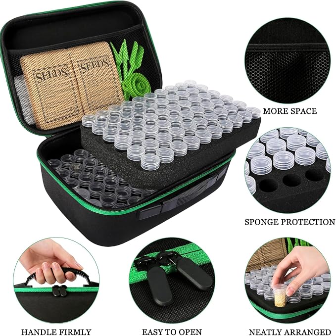 120 Slots Seed Storage Organizer Box, - Image 4