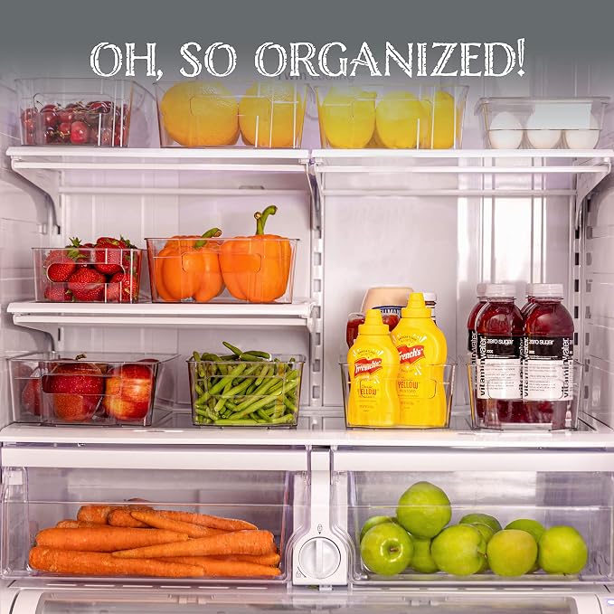 Oizeir Refrigerator Organizer Bins - Image 4