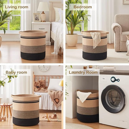 OIAHOMY 80L Laundry Baskets-Laundry Hamper, Storage Basket - Image 7