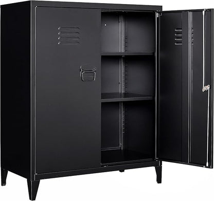 SISESOL Storage Cabinet with Doors and Shelves, Office Storage Cabinets by SISESOL