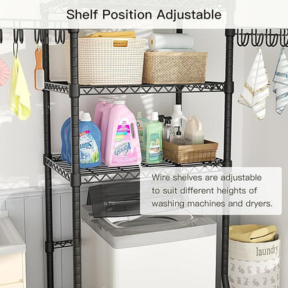 Ulif U8 Medium Laundry Room Storage Organizer, Over the Washer and Dryer - Image 4