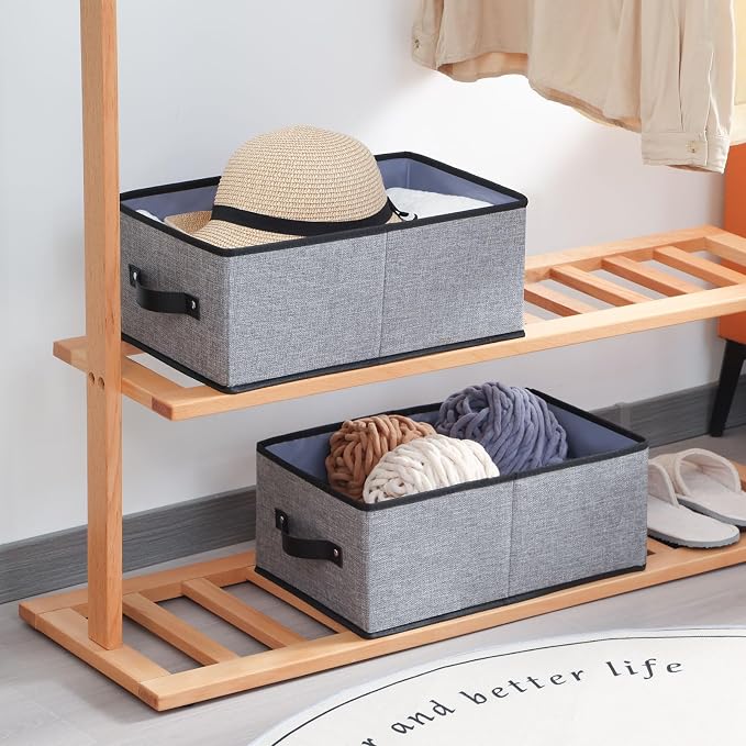 Fabric Storage Boxes, Foldable Storage Baskets - Image 2