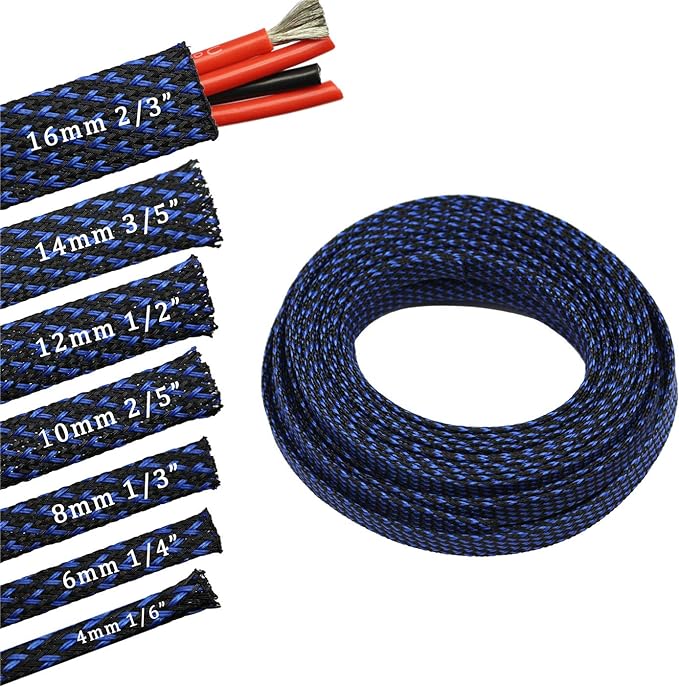 30ft PET Expandable Sleeving Wire Cable Sleeve - Image 4