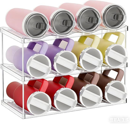 Stackable Water Bottle Organizer by SuoxingStorage