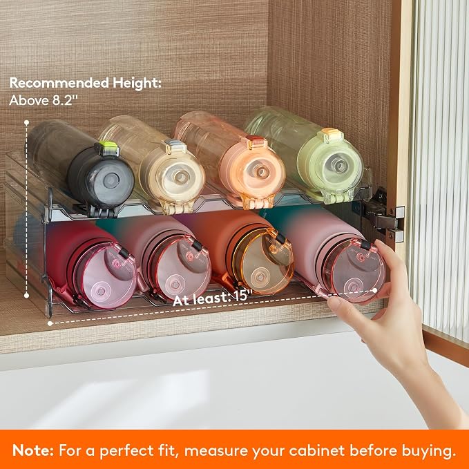 Lifewit Stackable Water Bottle Organizer - Image 3