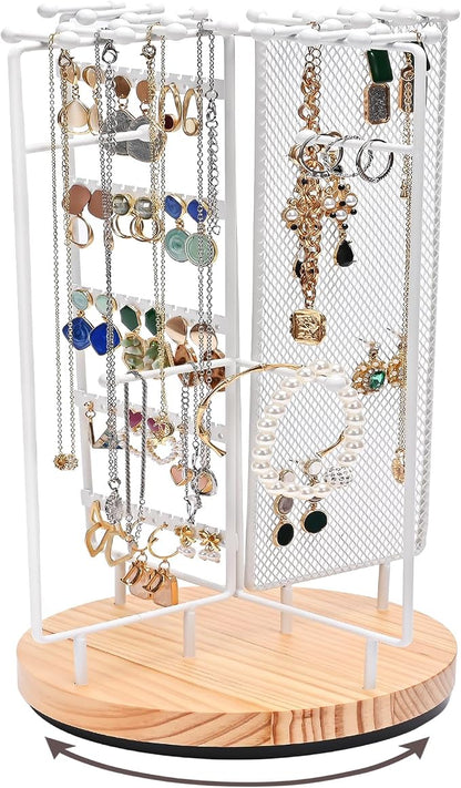 ProCase Rotating Jewelry Organizer Stand Earring Holder Organizer by ProCase