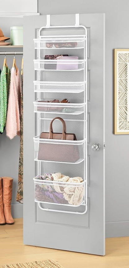 Whitmor Over The Door Organizer Storage, 6 Tier Hanging Door Organizer by Whitmor