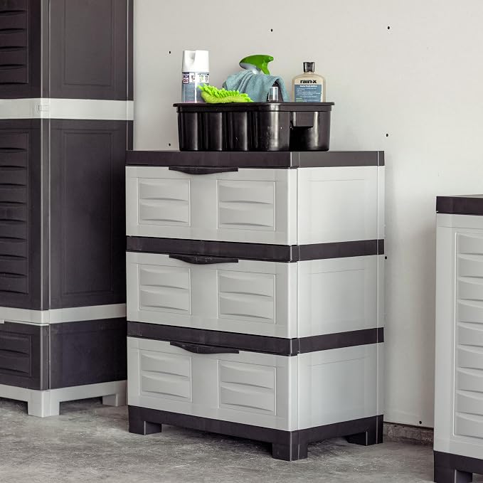 Sunnydaze 3-Tier Storage Cabinet - Image 2