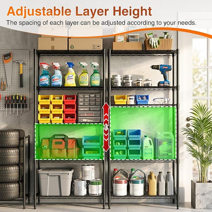 BestOffice | 5-Tier Wire Shelf - Image 4