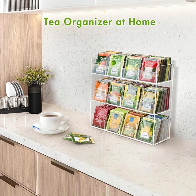 BEYGORM Acrylic Tea Bag Organizer - Image 4