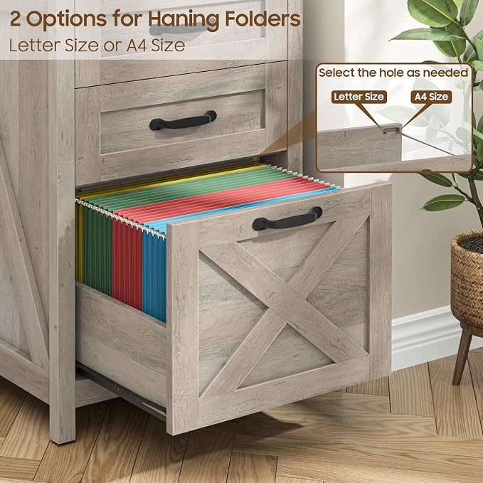 Small Farmhouse File Cabinet - Image 6
