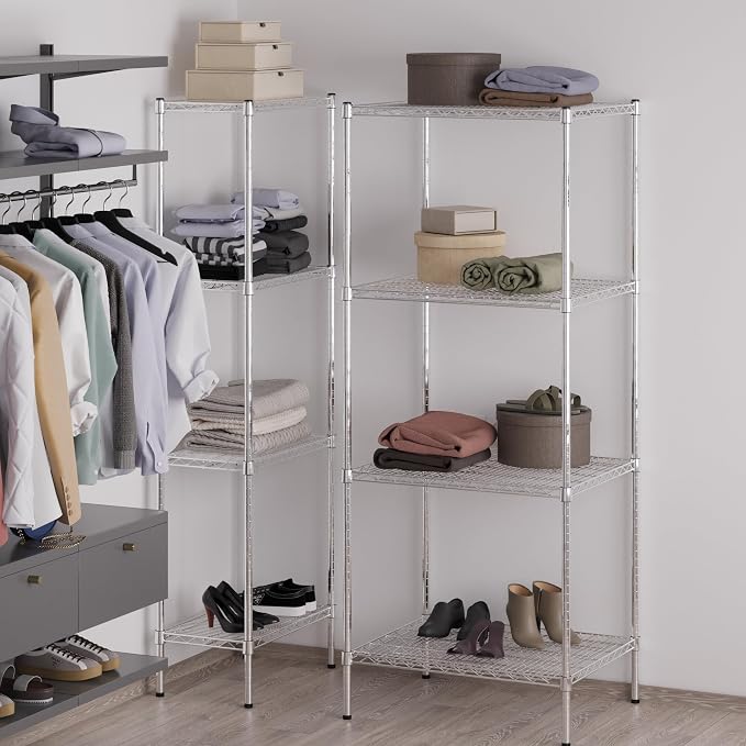 24" Deep x 30" Wide x 74" Height Wire Shelving Kit | 4-Tier | NSF Commercial - Image 2