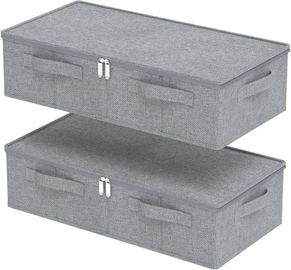 Underbed Storage Box, Foldable Bed Sheet Organizer, Cube Bags Container by Unknown