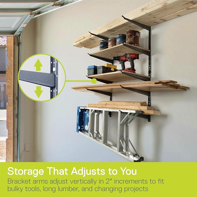 Delta Heavy Duty Lumber Storage Rack Cycle, Holds Up to 800 lbs - Image 5