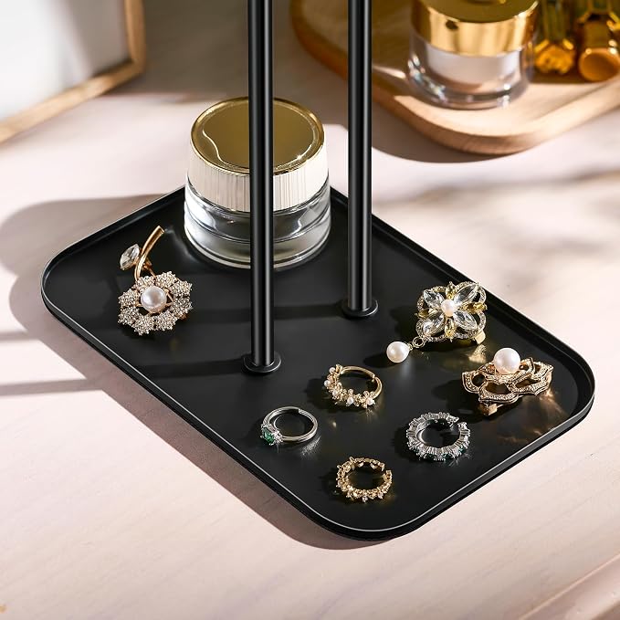 pickpiff Necklace Holder Jewelry Organizer Stand – 2‑Tier T‑Bar Jewelry Display - Image 3