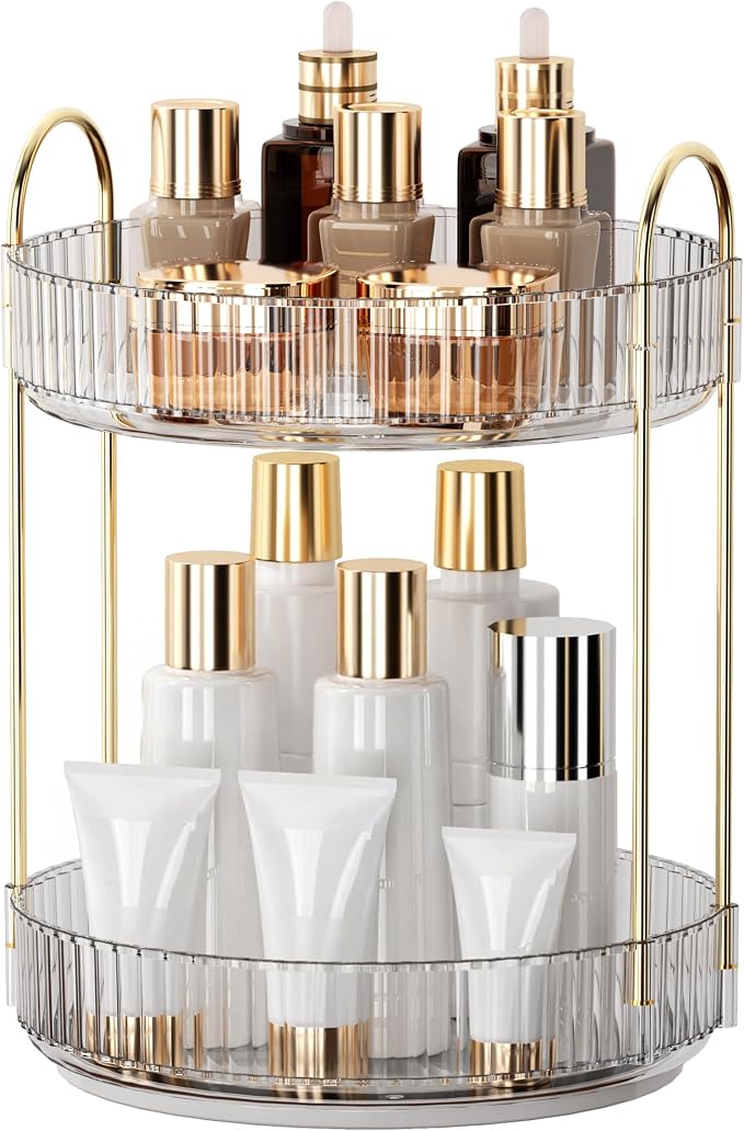 YCIA&DONE 360 Rotating Makeup Organizer and Storage by YCIADONE