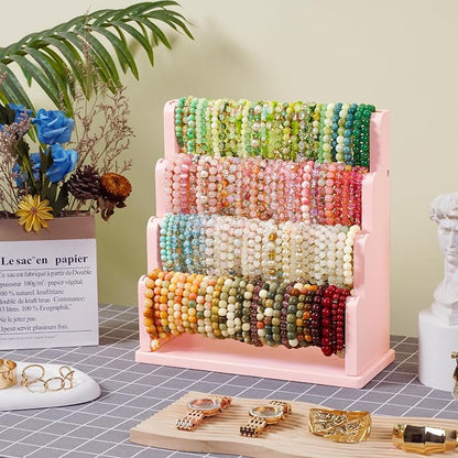 Emfogo Bracelet Holder, 4 Tier Bracelet Organizer Storage - Image 5