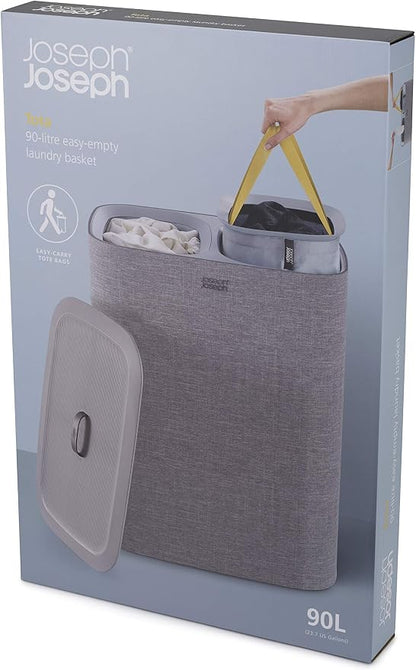 Joseph Joseph Tota 90 liter/23.8 gallon Laundry Hamper Separation Basket - Image 9