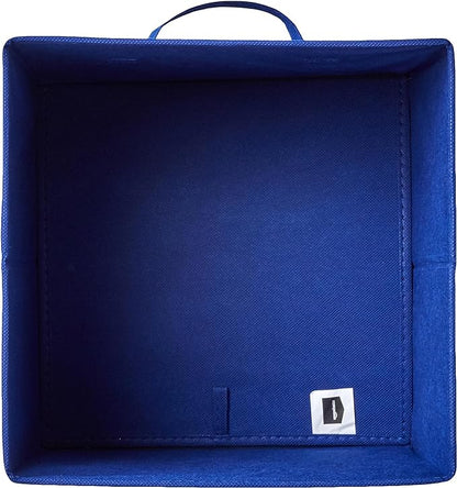 Amazon Basics Cube Organizer Storage Bins Handles, Collapsible Fabric, - Image 3