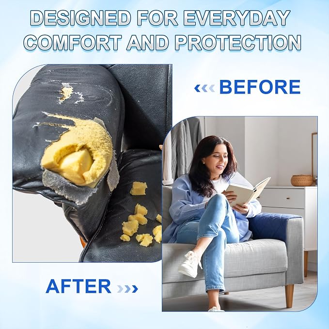 uxcell 4Pcs Sofa Armrest Covers, Armchair Covers - Image 6