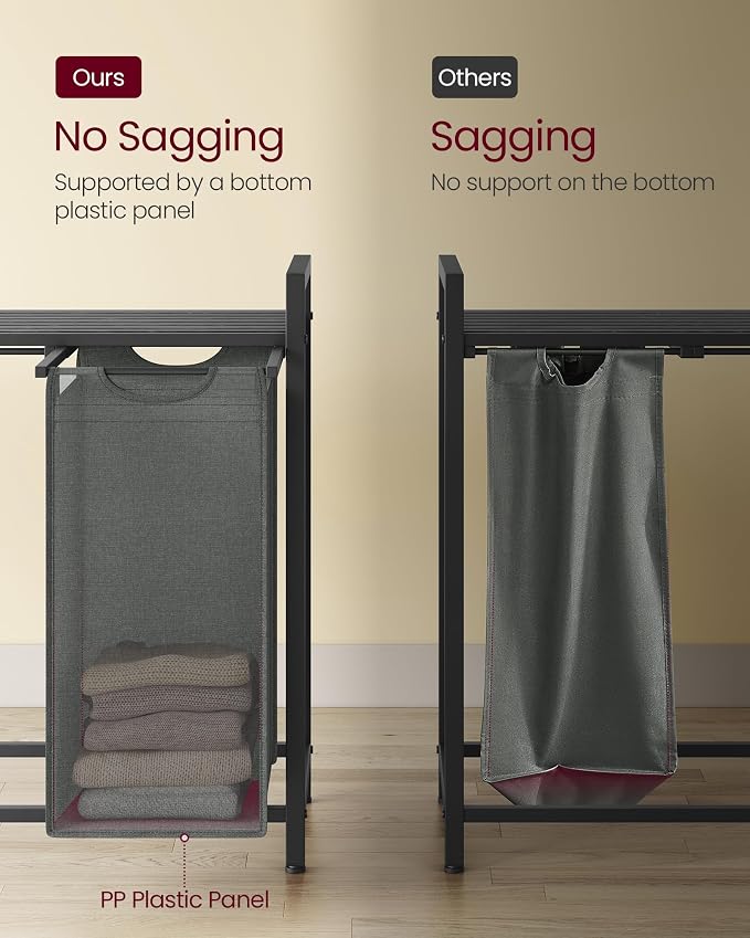 VASAGLE Laundry Hamper, Laundry Basket, Laundry Sorter - Image 4