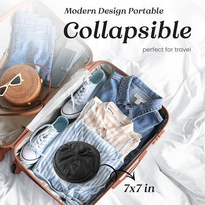 TECHMILLY Collapsible Mesh Pop Up Laundry Hamper - Image 2
