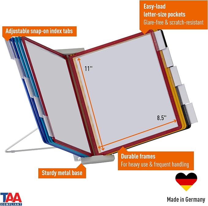 Durable Instaview20 Pocket Expandable Desktop Reference System - Image 2
