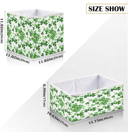 Lucky Clover Shamrocks Closet Organizers Storage Cubes Storage Bins Shelf - Image 3