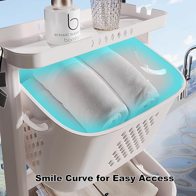 4-Tier Laundry Hamper Sorter - Image 4
