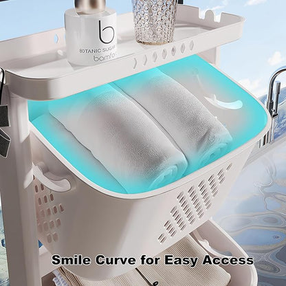 4-Tier Laundry Hamper Sorter - Image 4