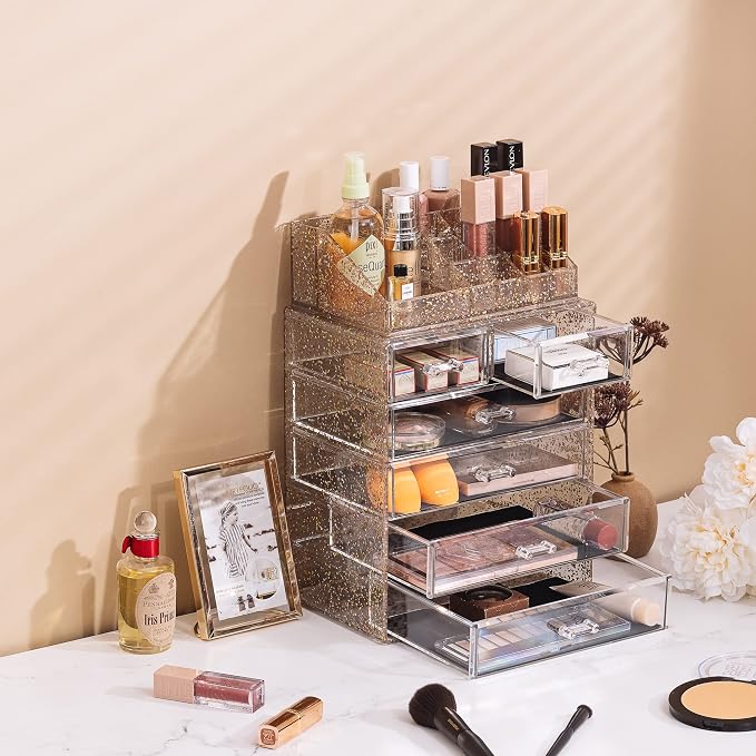 Sorbus Clear Cosmetic Makeup Organizer - Image 5